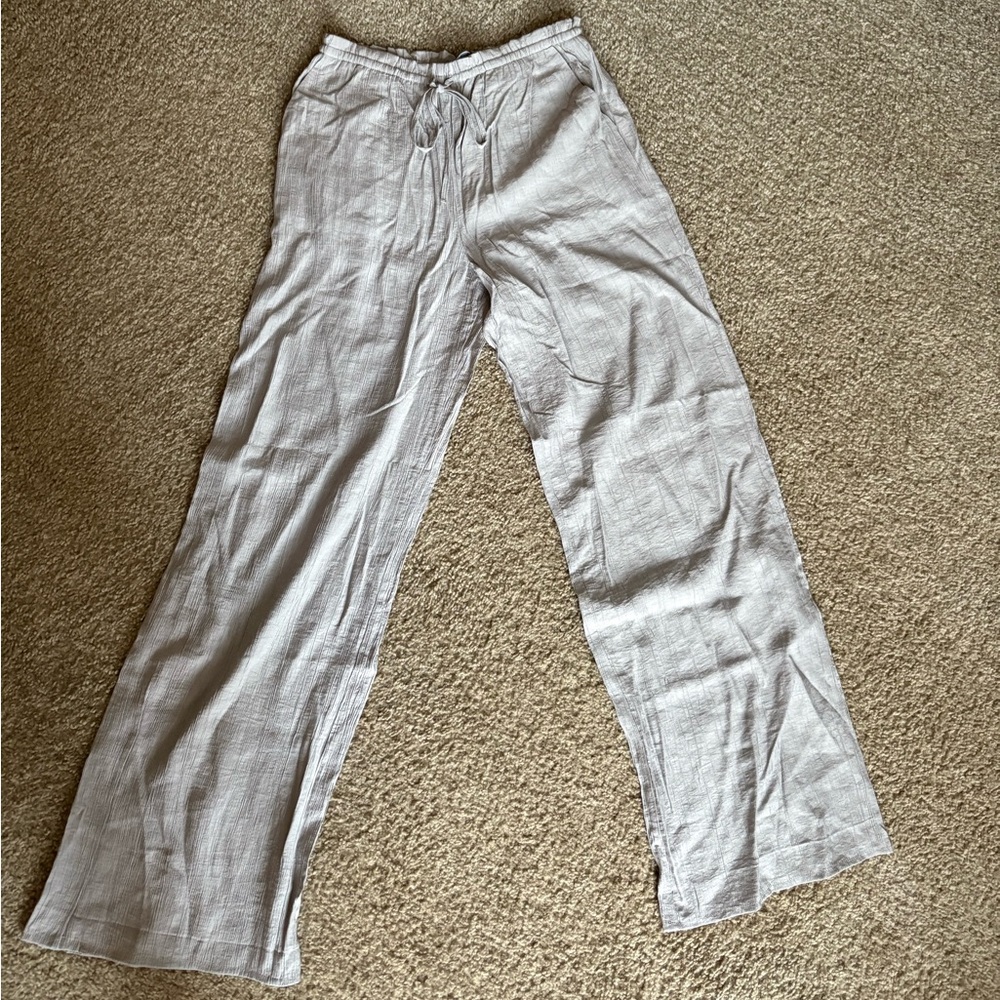 Zara lightweight pant Wide-Leg